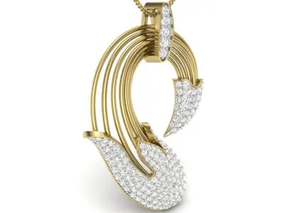 Women Pendant 3D print model