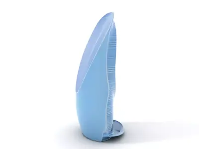 Futuristic Glass Tower model pack Low-poly 3D model