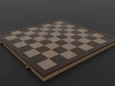 Chess Essentials Asset Pack Low-poly 3D model