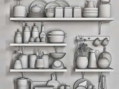 kitchen accessory 11 3D model