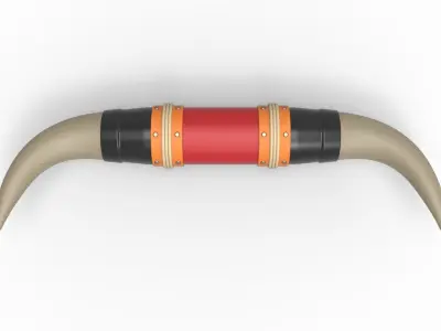 Bull horns for car ot truck Version 2 Scale 1 to 25 3D print model