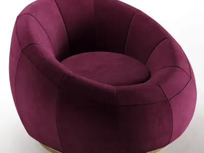 Swivel chair Free low-poly 3D model