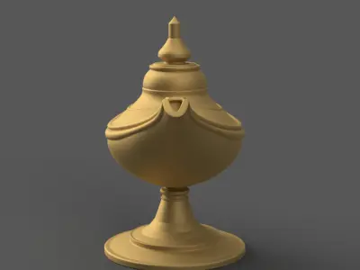 Magic Lamp 3D STL File for Unique Desk Decor 3D print model