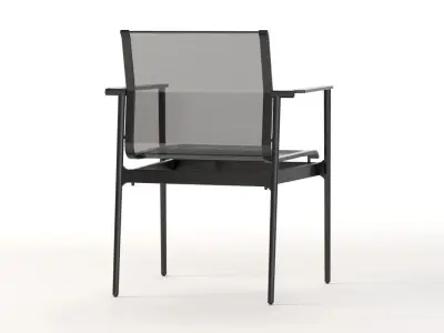 Ginger Jar Furniture Stacking Chair With Arm 3D model