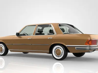 Mercedes Benz 350 SE W116 3D model