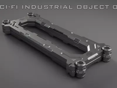 Sci-Fi Industrial Object 01 3D model