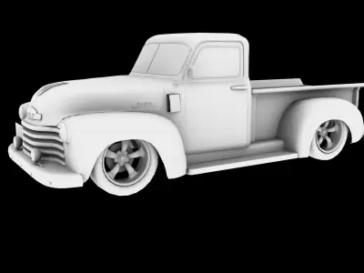 chevrolet 3100 1951 Low-poly 3D model