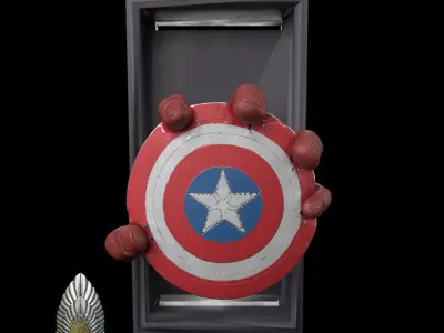 Red Hulk Book Nook 3D DIGITAL DOWNLOAD 3D print model