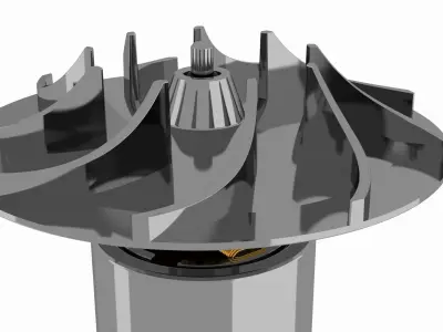 Electro Motor 2 3D model