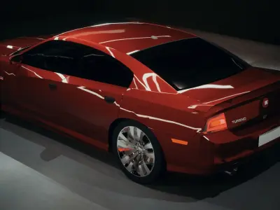 Fiat tureno force sport 2018 Low-poly 3D model