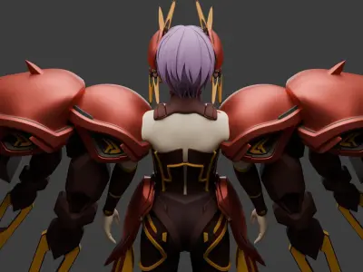 Sci-Fi Girl 3D model