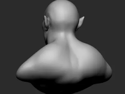 ORC STATUE - MESH BASE 3D print model