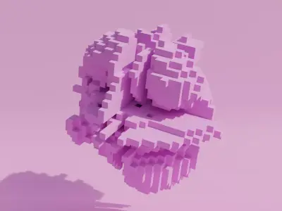 Geometric blocks V7 3D model