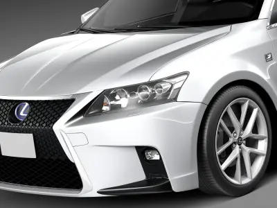 Lexus CT 200h 2014 3D model