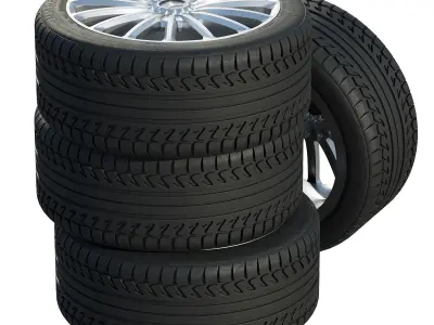 Mercedes wheels 3D model