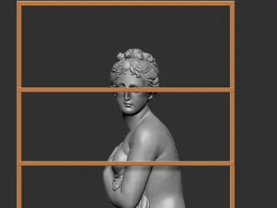 Venus driade bookcase 3D print model