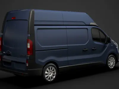 Renault Trafic Van L2H2 2020 3D model
