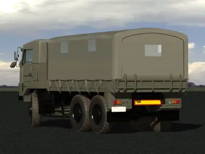 Japan Ground Self Defense Force 3500kg Truck 3D model