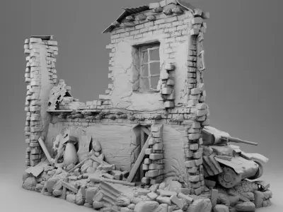 First world war 3D print model