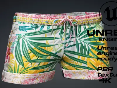 Detailed Swinsuit PBR 4k Low-poly 3D model