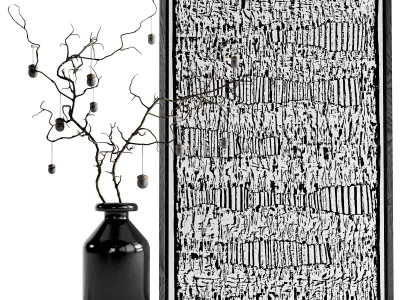 Decorative set 5 3D model purchase