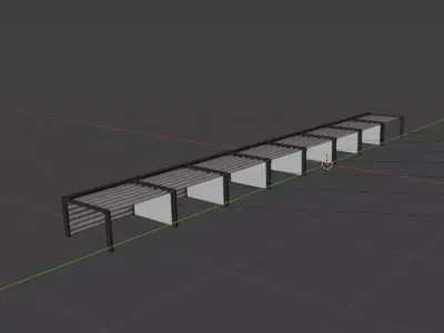 Parking Car Ports  3D model
