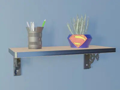 Shelf Bracket 13 3D print model