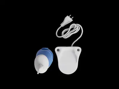 Blue Modern Water Toothpick 3D model