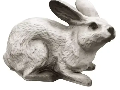 Garden figure Rabbit 3D model