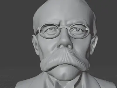 John Philip Holland 3D print model