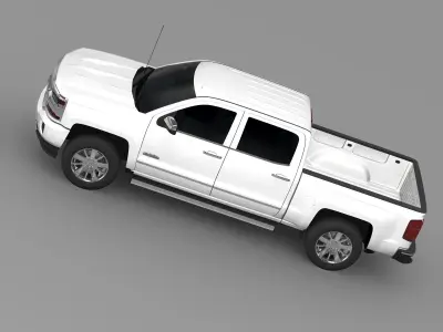 Chevrolet Silverado High Country ShB 2016 3D model