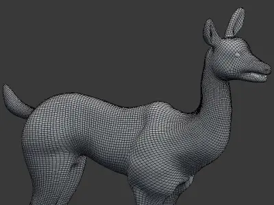 axis deer 3D model