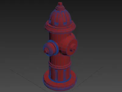 Fire hydrant Free 3D model Free low-poly 3D model