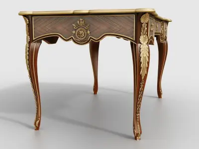 BUREAU LOUIS XV 3D model