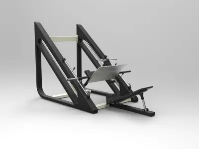 leg press Free 3D model
