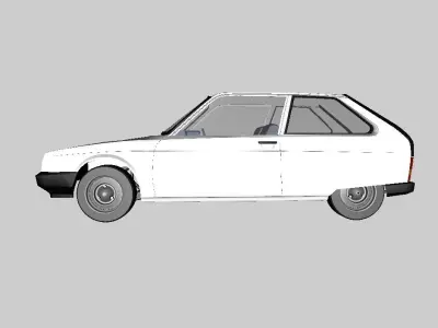 Citroen Axel 11 TRS 3D model
