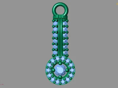 Women Pendants 3DM STL Pendant Renders Details 3D print model 3D print model