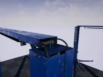 Car Lift Low-poly 3D model buy