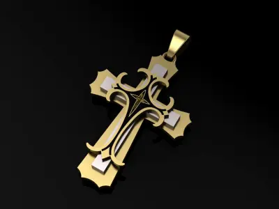 Cross Pendant  3D print model