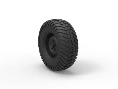 Offroad wheel 8 3D print model