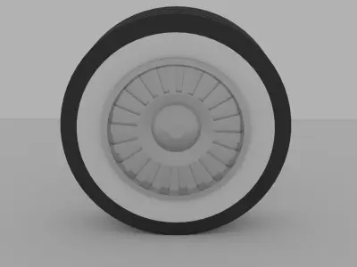 Antique Wheel 3D print model purchase