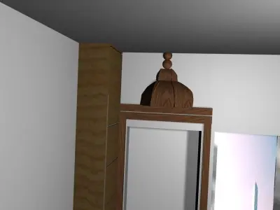 Temple Prayer Room Free low-poly 3D model