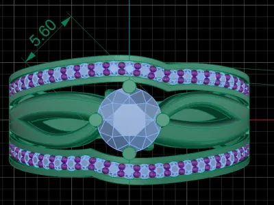 jewelry ring 202 3D print model