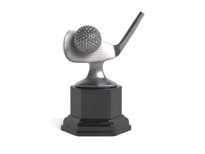 Golf Trophy 3D model