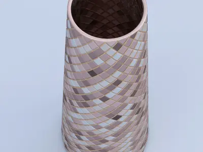 Mosaic Vase 3D model