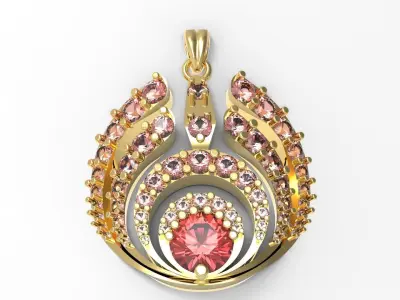 3D Pendant Model 3D print model