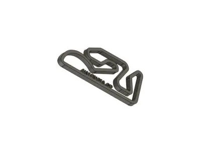 2025 Valencia MotoGP Racing Track 3D print model