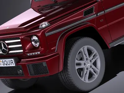 Mercedes-Benz G-Class 2017 VRAY 3D model