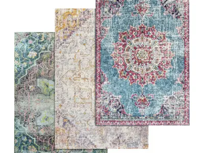 Rug Set 1638 3D model