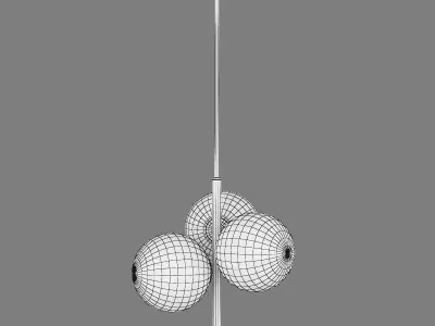 815031 Croco Lightstar Ceiling chandelier 3D model